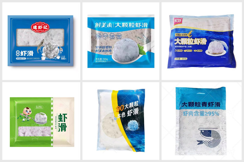 RL-GD8-ZK10-200/GD10-ZK12-160蝦滑真空包裝樣品